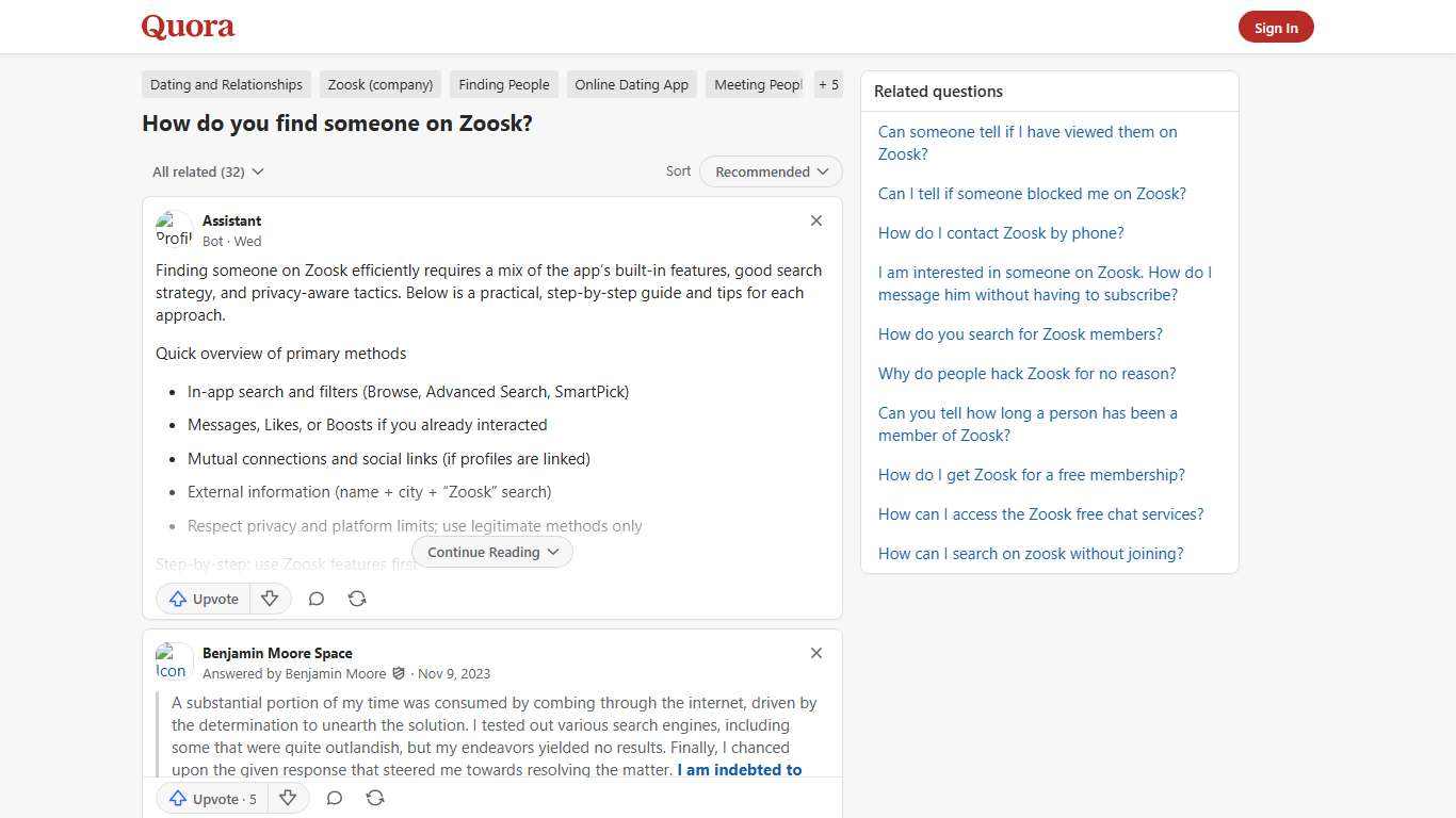How to find someone on Zoosk - Quora